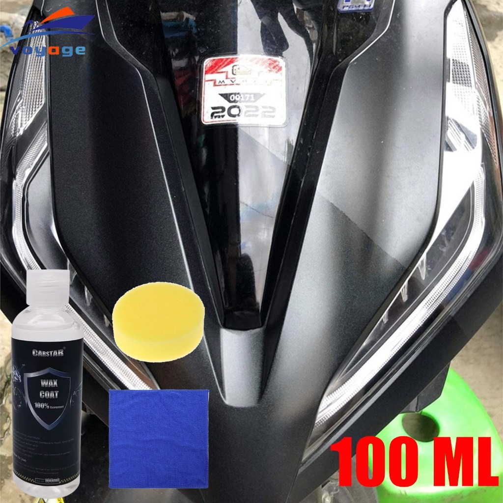 Penghitam Mobil 100ML Penghitam body motor Permanen BLACK waterbased permanen semir body plastik