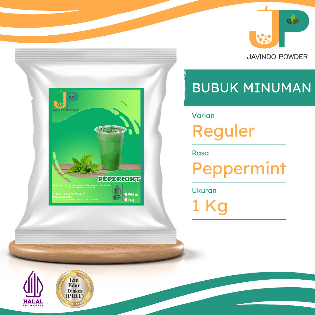 

JAVINDO Bubuk Minuman Reguler Rasa Peppermint 1 Kg Javindo Powder