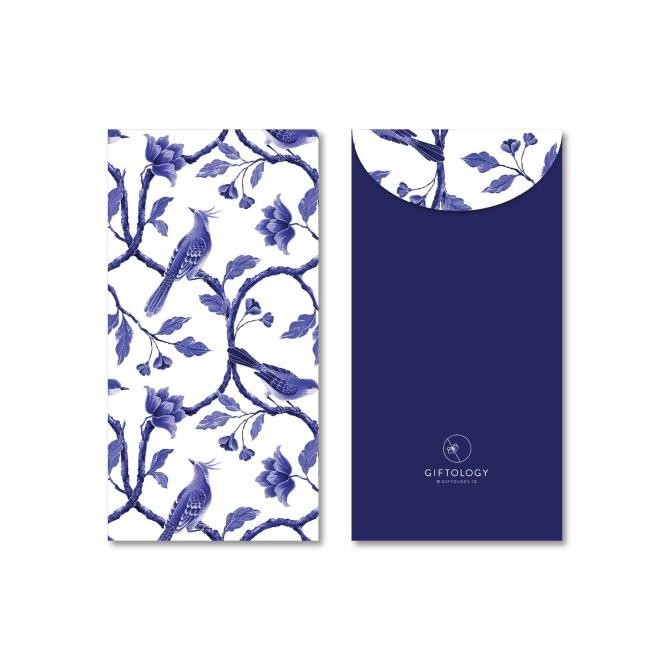 

Amplop Angpau Modern | Angpao Chinoiserie isi 5 pcs - 08. Blue Bird KS88