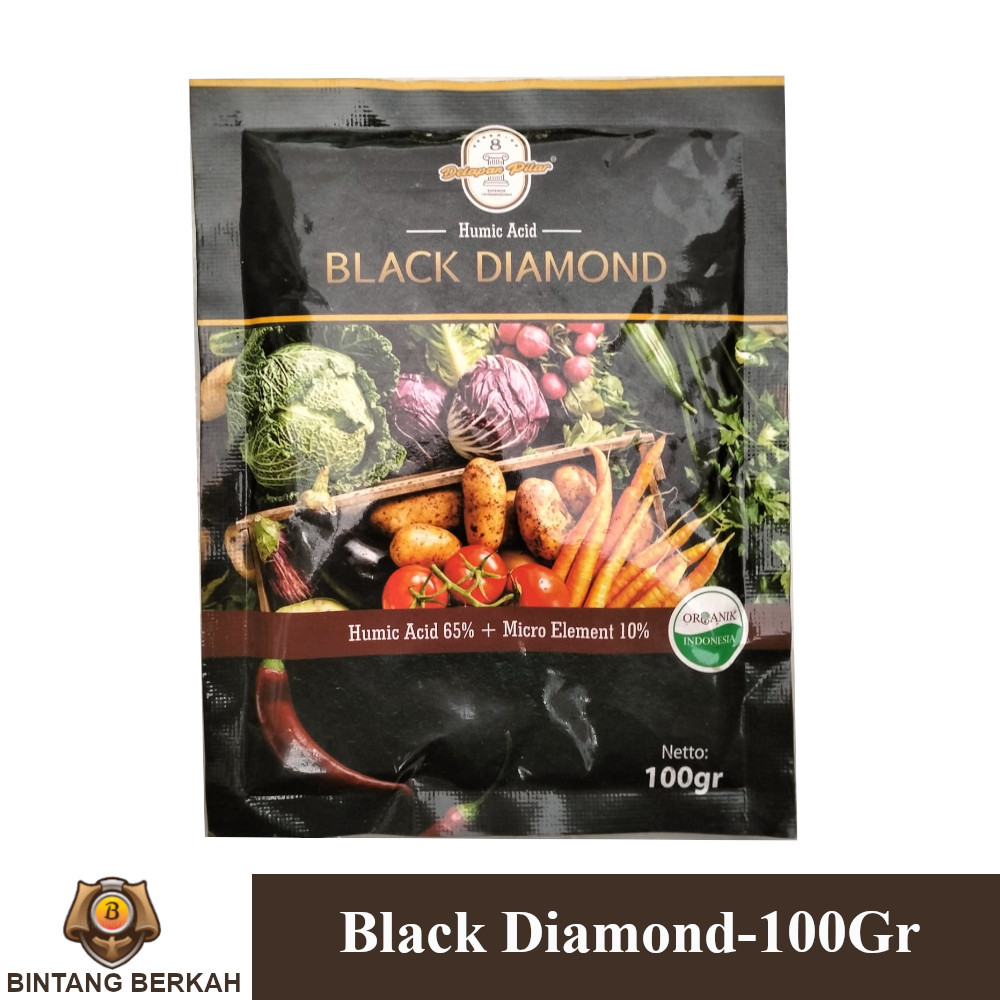 Black Diamond 100 Gram Silika Plus Asam Humat Pertanian