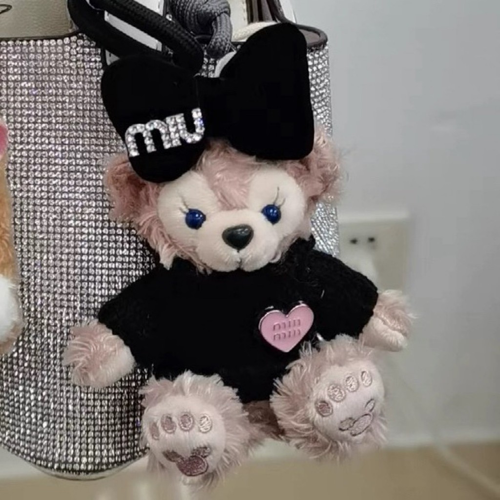 Mawar Lucu Kartun Mawar Beruang Kecil Pola Tas Paket Liontin Boneka