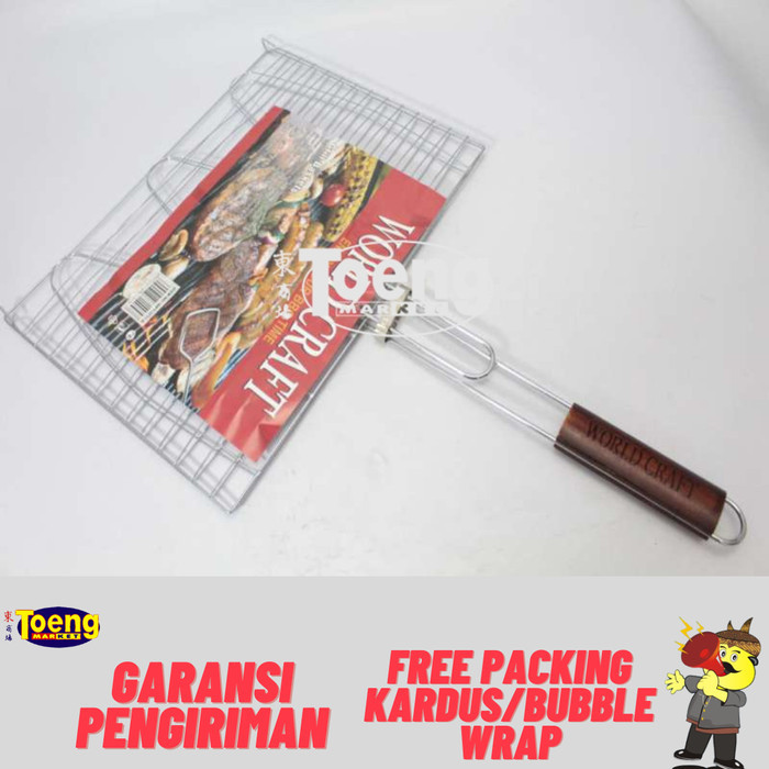 TERLARIS PANGGANGAN MODEL IKAN 3711A (B) / JEPIT PANGGANGAN IKAN STAINLESS