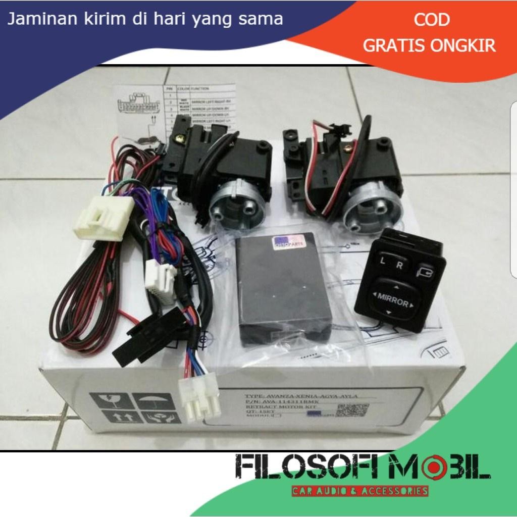 Auto Retractable / Spion Lipat Otomatis Mobil Yaris Calya & Sigra