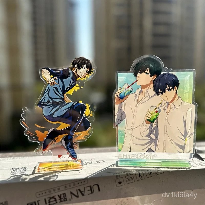 Blue Lock Model Anime Peripheral Isagi Chigiri Bachira Nagi Karasu Acrylic Stand Figure Desk Ornamen