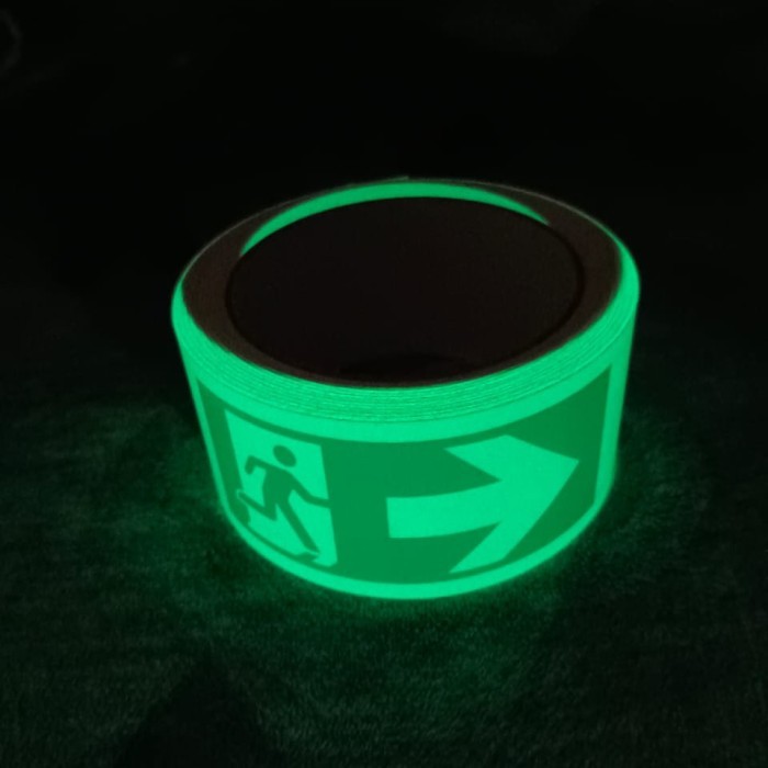 

STIKER FOSFOR GLOW IN THE DARK (GLOW TAPE) STIKER 5CM X 10METER