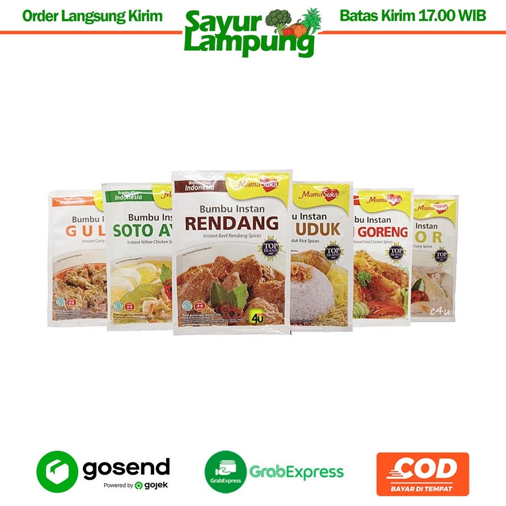 

Bumbu Instant Mama Suka 1 Pcs - Sayur Lampung