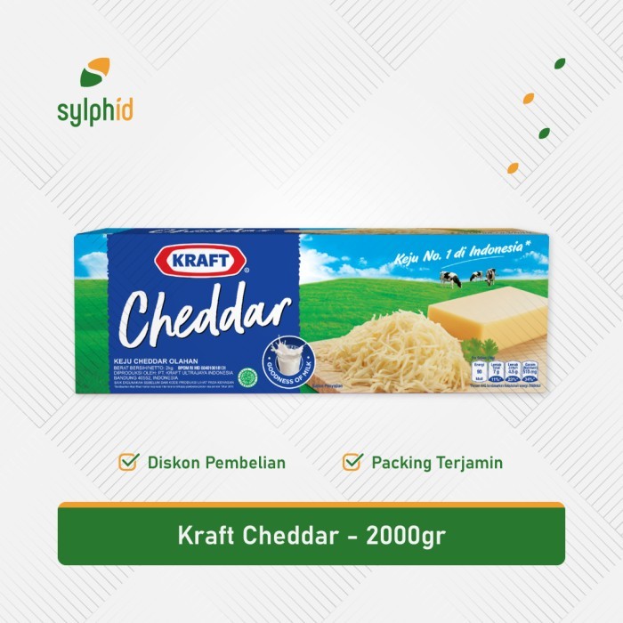 

Kraft Keju Cheddar Olahan 2 kg