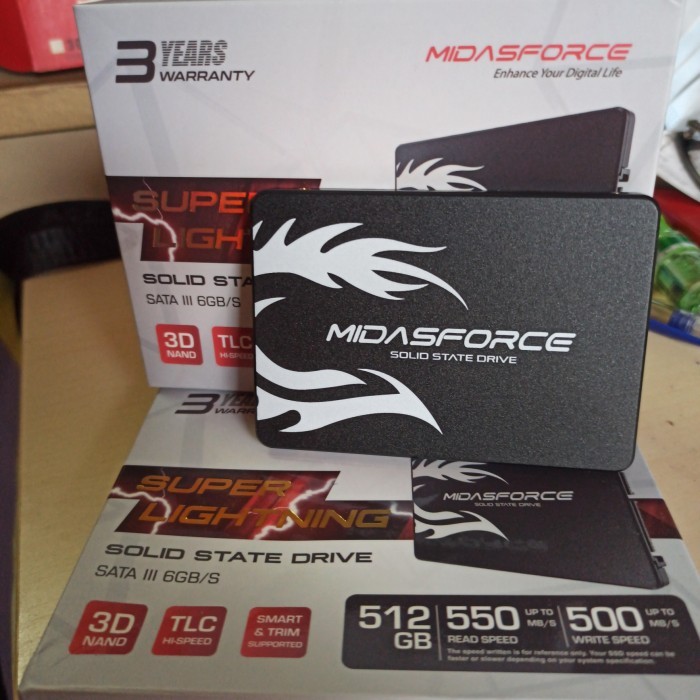 SSD Midasforce 512GB super lightning Sata III 2.5"