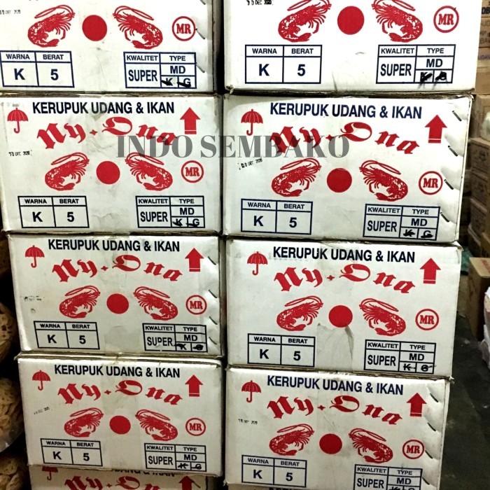 

Kerupuk Udang Ny Ona 5kg / Kerupuk Udang Nyonya Ona Dus 5kg