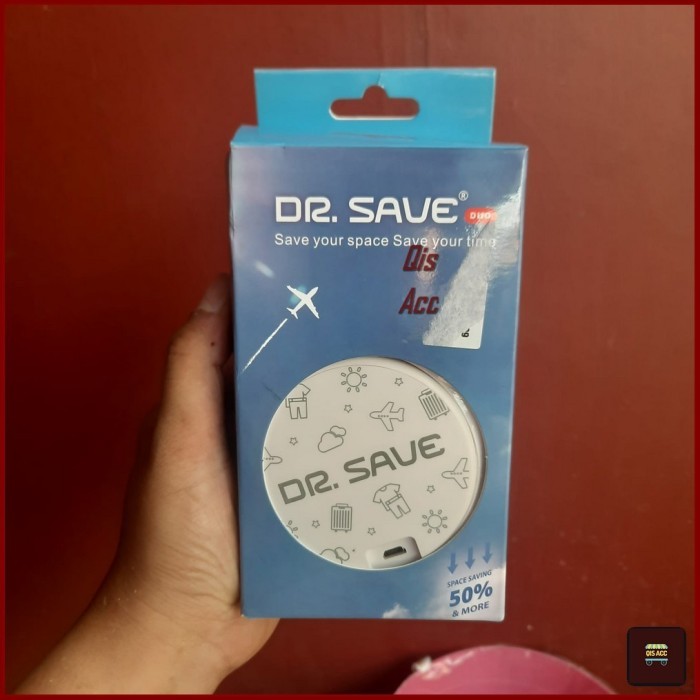 Dr Save Pompa Vacuum Bag - Putih
