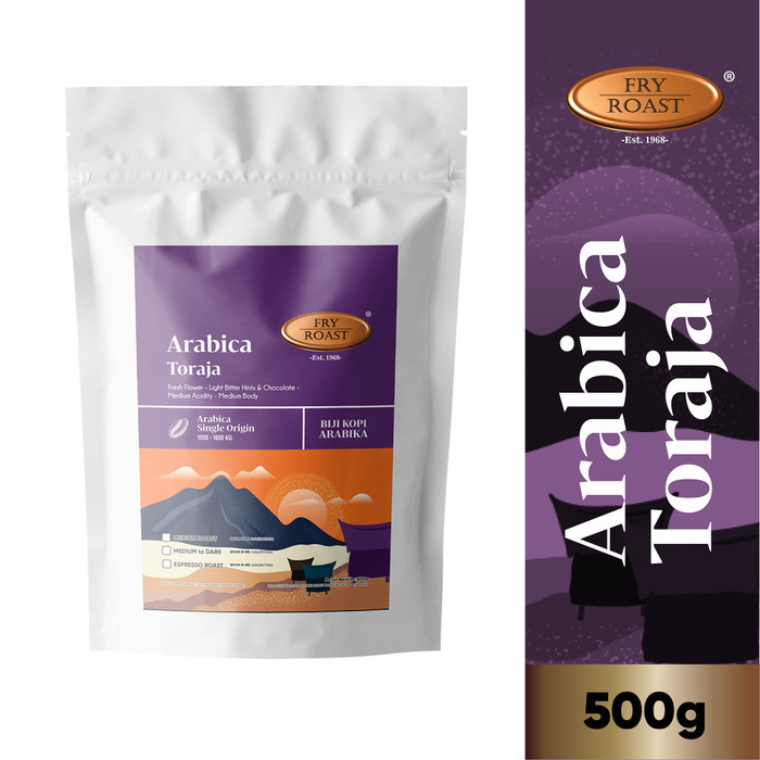 

KOPI ARABIKA TORAJA 500 GRAM BIJI DAN BUBUK