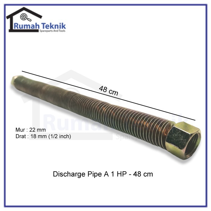 Pipa Tembaga A Kompresor Angin 1 Hp 48 Cm