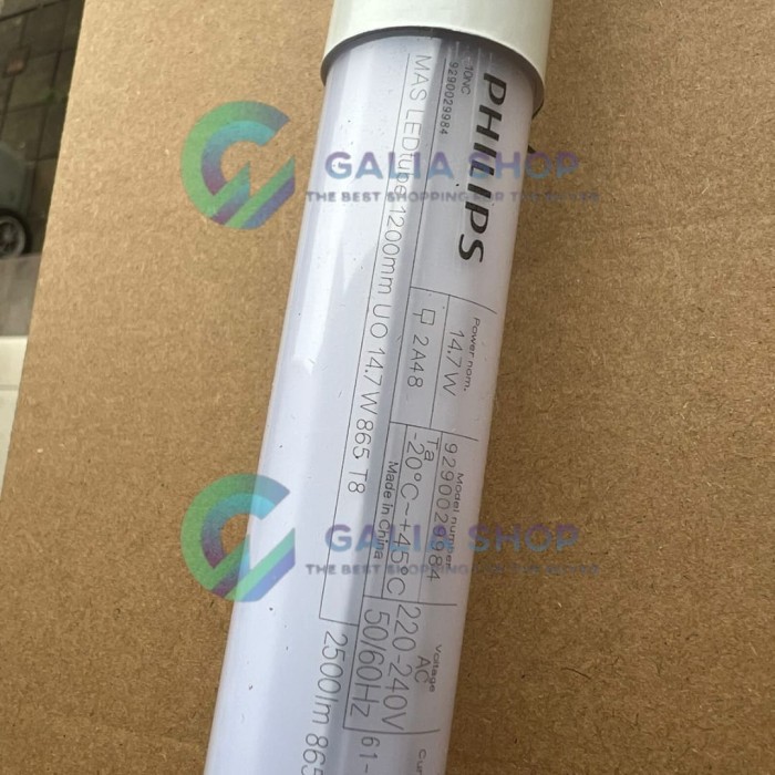 Lampu Philips TL LED Master Tube 14.7W 865 UO 1200mm T8 120cm