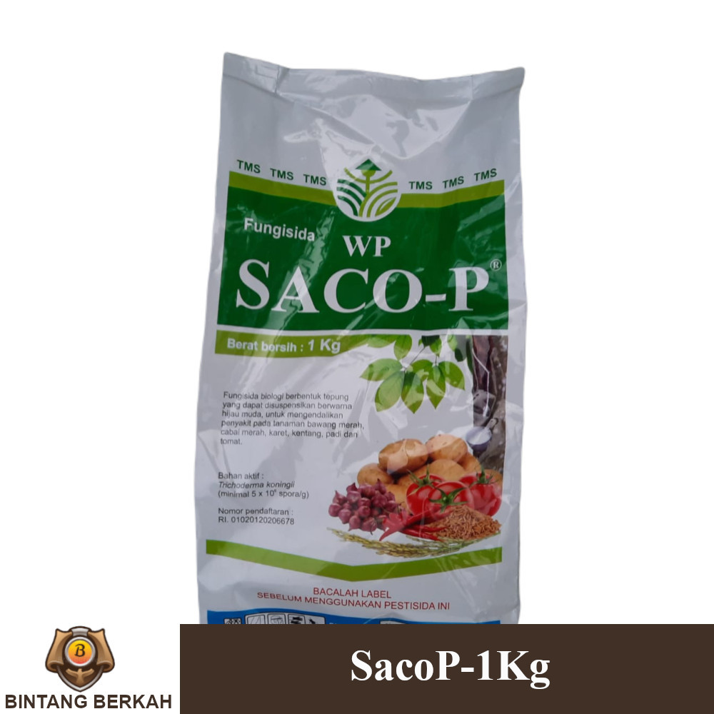 SacoP 1 Kg Saco P 1 KG Gram  Tricoderma Pertanian
