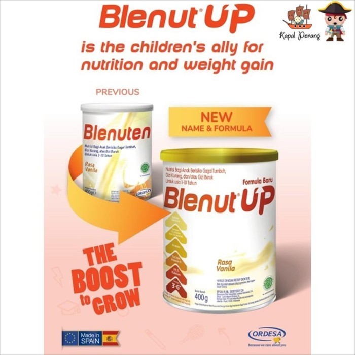 

Blenut Up Vanila 400 gram