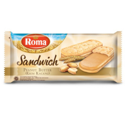 

Roma Sandwich Peanut [216gr/42pcs/1 karton]