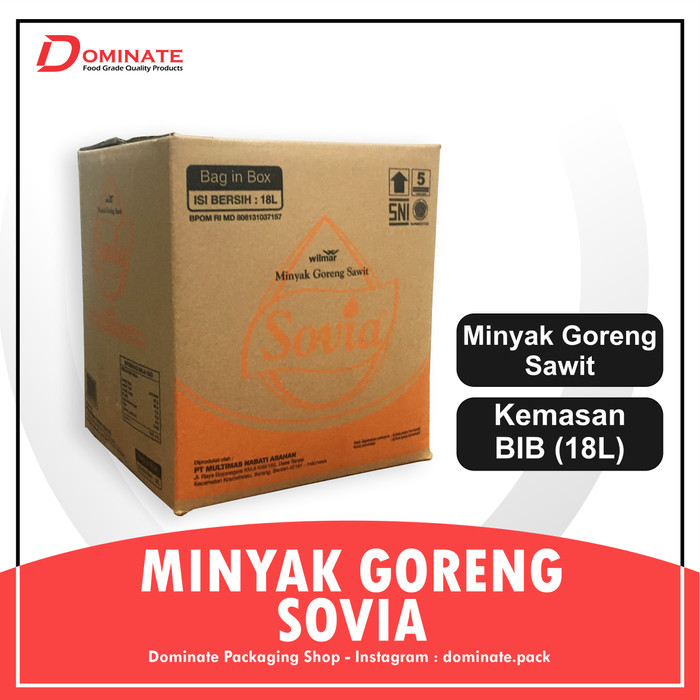 

Minyak Goreng Sovia BIB 18ltr