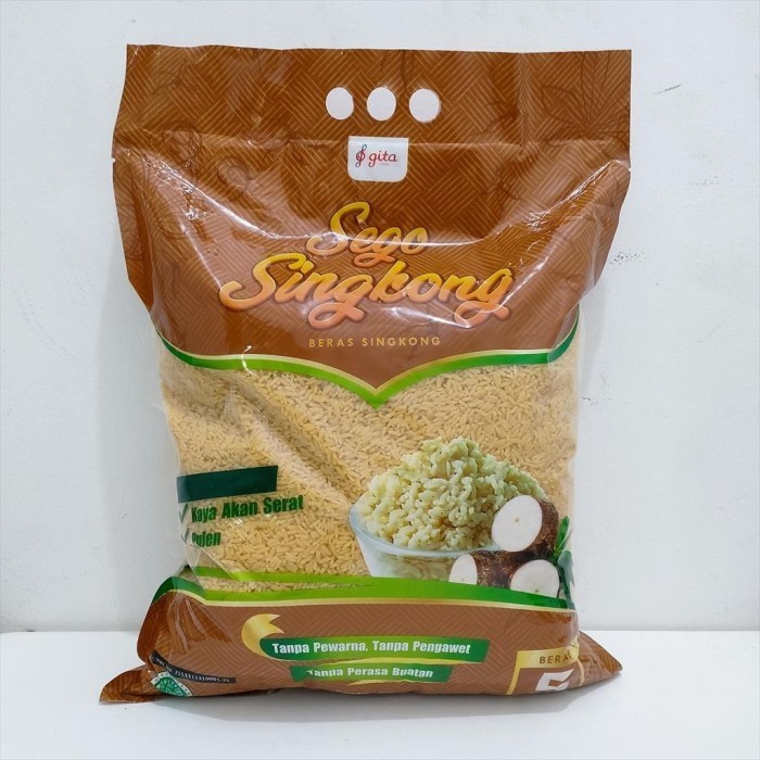 

Sego Singkong ( Beras Singkong ) 5 KG - COCAS Gita Food