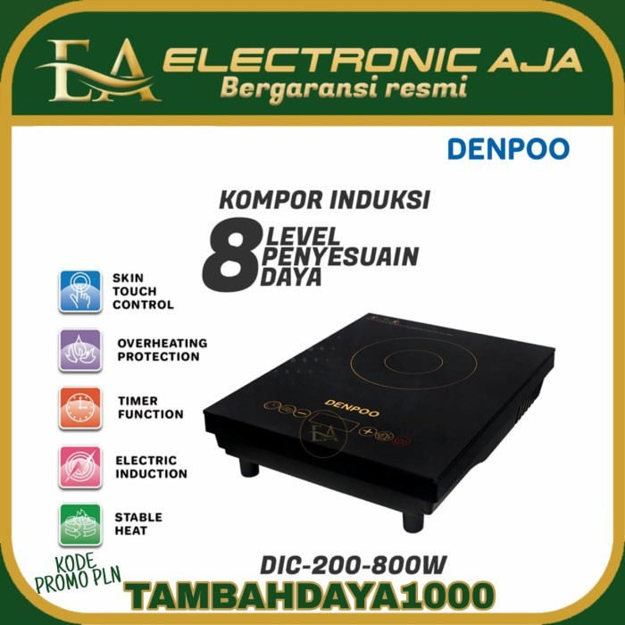 Kompor Induksi Denpoo Kompor Listrik Dic 200-800