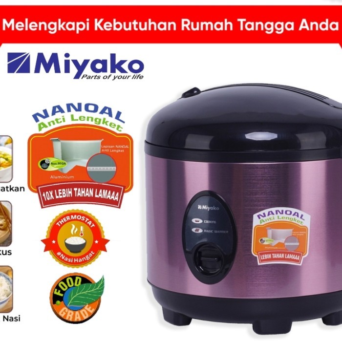 Miyako Rice Cooker 1.8 Liter