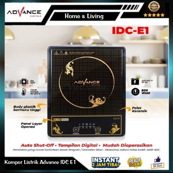 Kompor Listrik Induksi Advance Idc 300 Induction Cooker Low Watt
