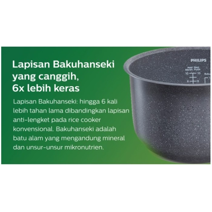 Inner Pot Panci Rice Cooker Khusus Philips Hd4515 Hd 4515 Original