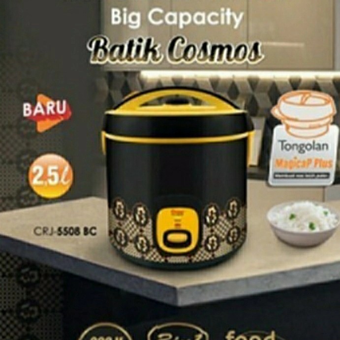 Cosmos Magic Com Rice Cooker 2.5 L Crj-5508Bc Crj 5508Bc Crj5508 Bc