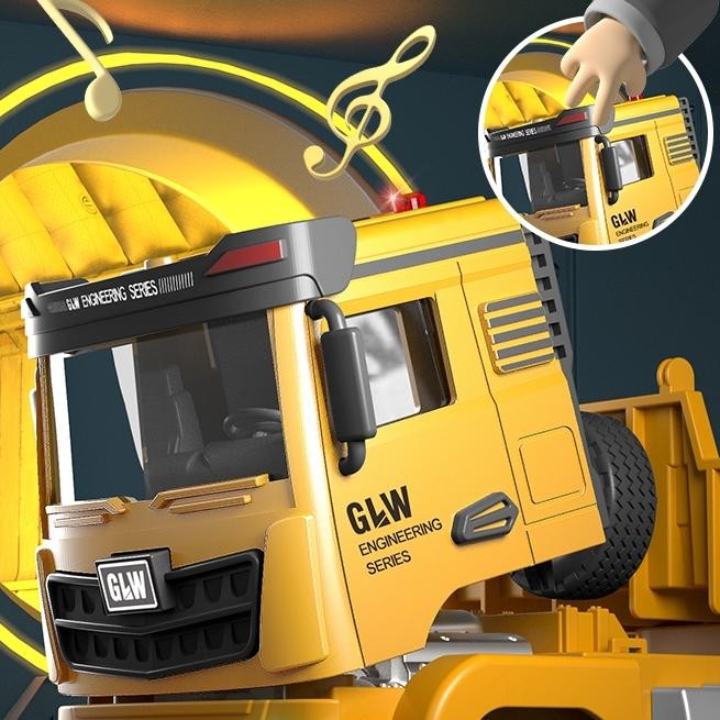 Mainan Anak Self Loader Tru Mainan Mobil Excavator Loader Anak