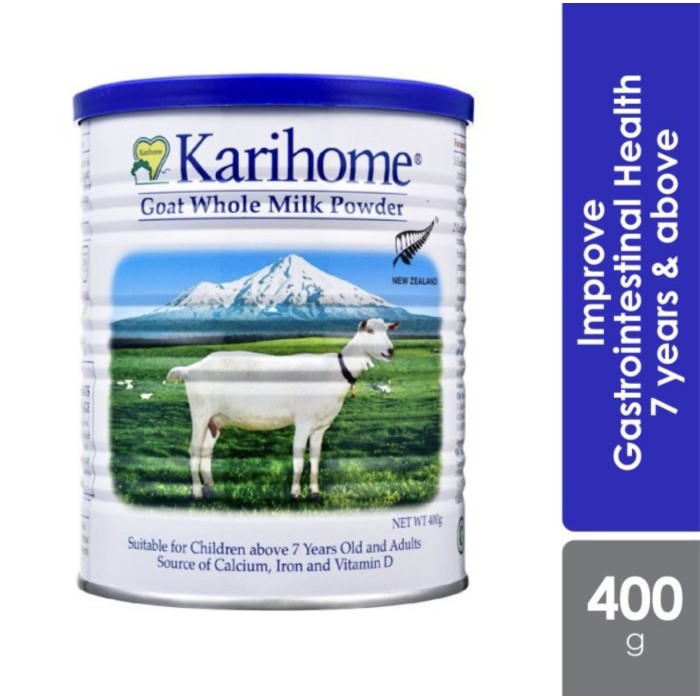 Ready STOK karihome adult goat whole milk powder