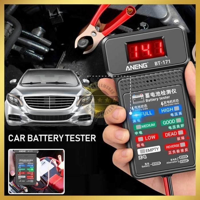 Aneng Tester Baterai Aki Mobil Digital Led Screen 12V Clamp - Bt-171