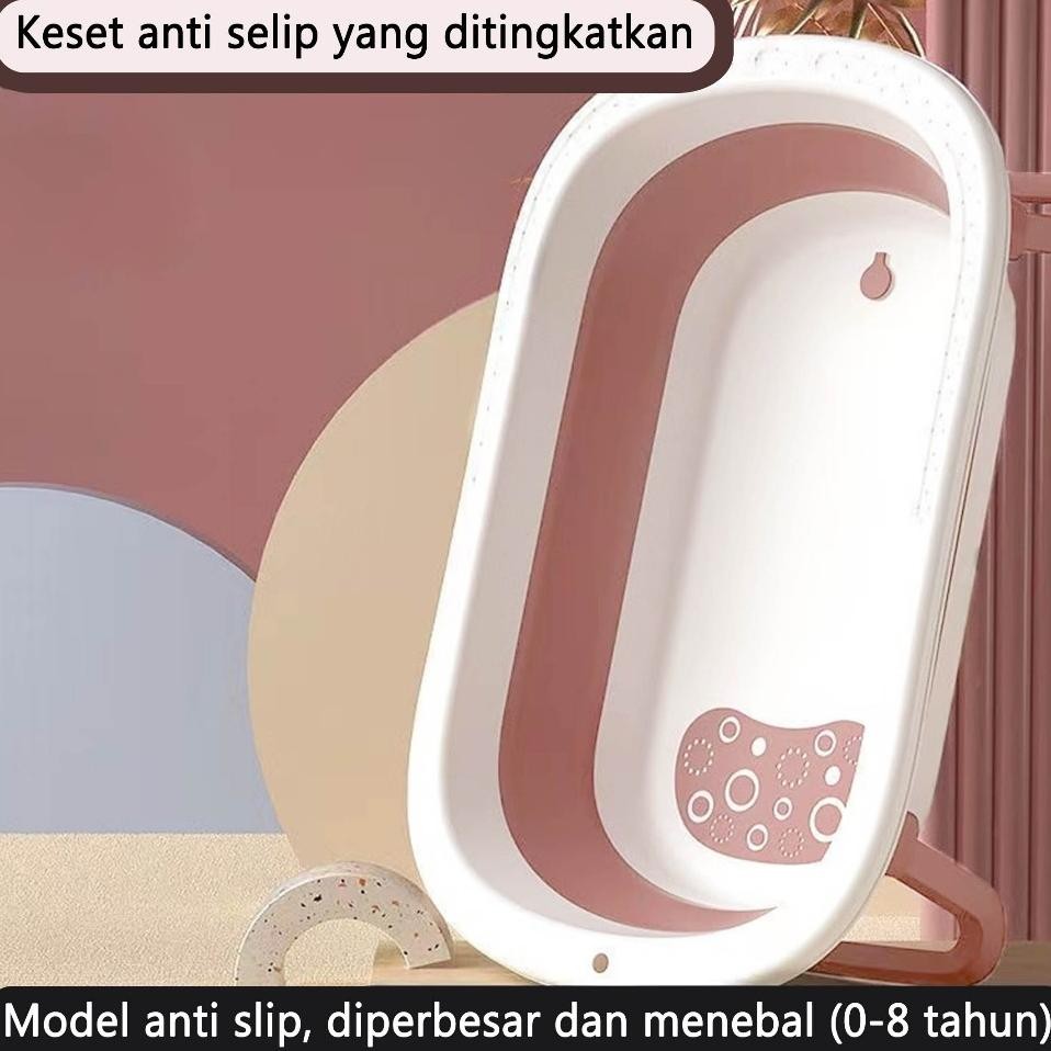 Jaring Mandi, Bantal Mandi Bak Mandi Bayi Lipat 0-8 Tahun Baby Bath Telinga Kelinci Tempat Mandi Bay