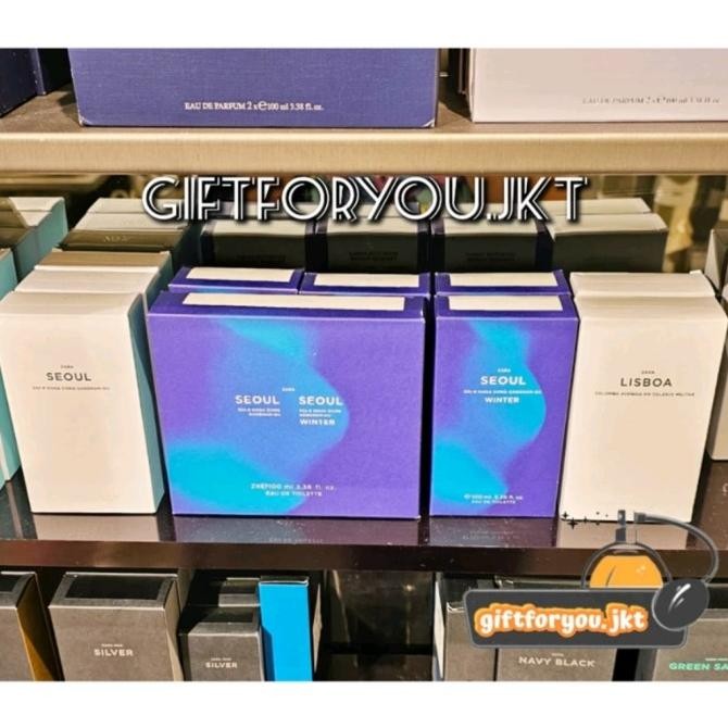 Parfum Zara Man Seoul 40 90 100 150 ml EDT Original Pria Cowok Laki Laki Official Store H24S