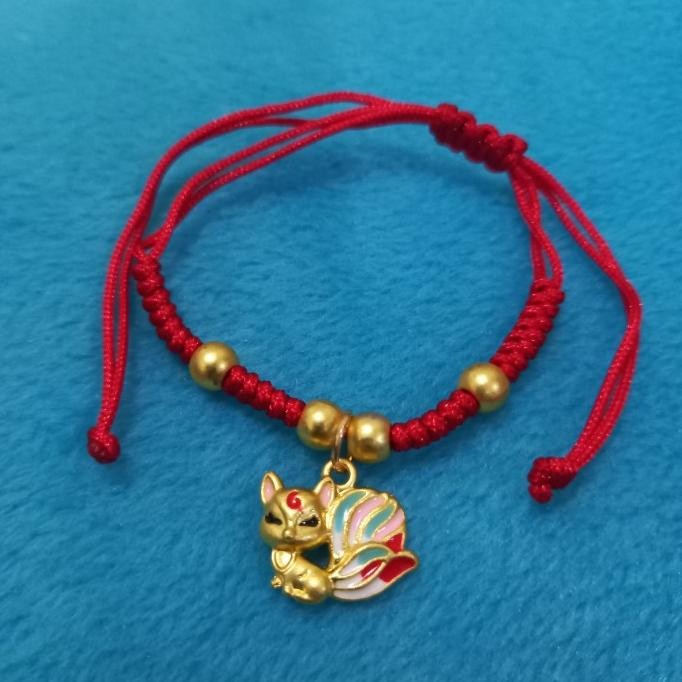 

Ready...Ready...Ready...] gelang fengshui keberuntungan rubah fox hoky tali merah terlaris