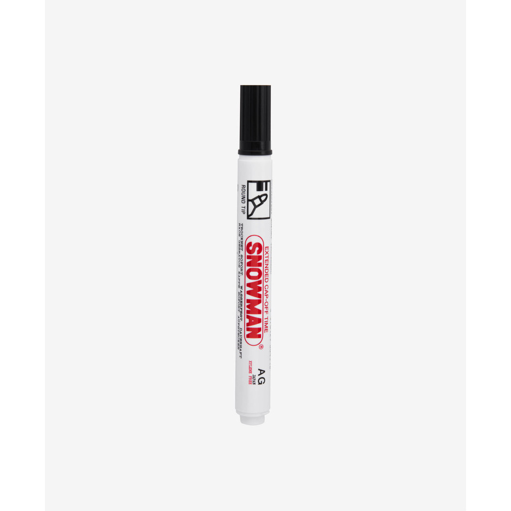 

Snowman Spidol Permanent Marker Ag12 Warna Hitam