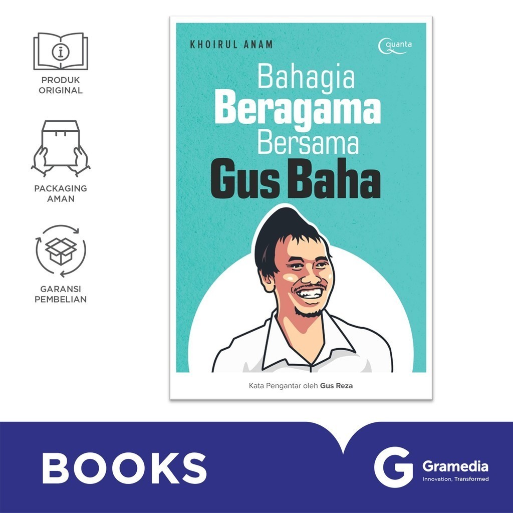 Buku Bahagia Beragama Bersama Gus Baha (Khoirul Anam) (HC)