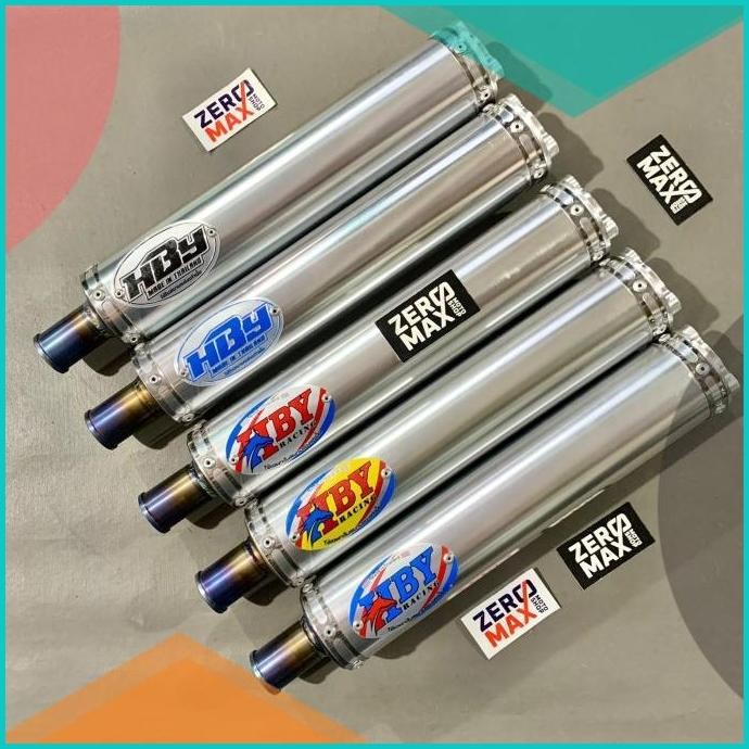 Silencer Knalpot 2 Tak 2Tak 2T HBY Aluminium Ninja 150RR 150R 150SS ZX