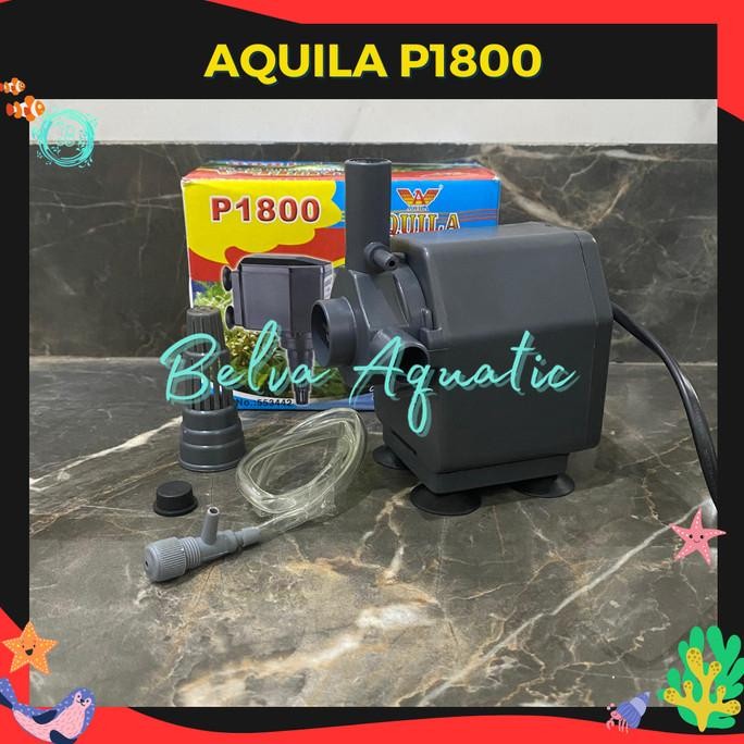 TERLARIS - AQUILA 1800 Pompa Celup Pompa Aquarium Pompa Hidroponik Aquila P-1800