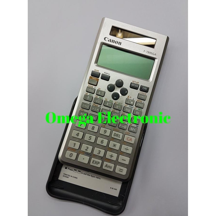 

BEBAS ONGKIR - Canon F-789SGA Scientific Calculator Kalkulator Ilmiah Sekolah Kuliah
