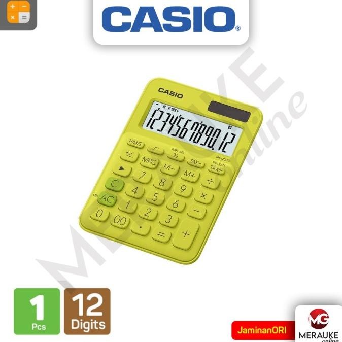 

TERMURAH - Calculator CASIO MS-20UC Colorful