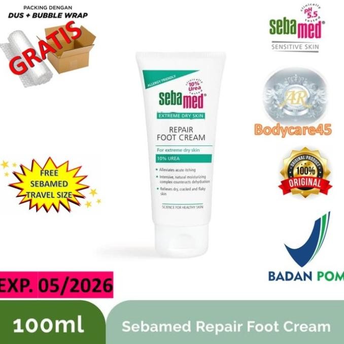 TERBARU - Sebamed Repair Foot Cream Urea 10% 100 ml