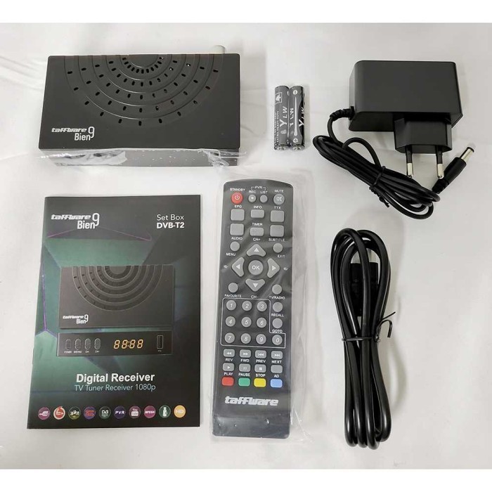Taffware Receiver Tv Set Top Box Matrix Garuda Dvb T2 Digital Stb
