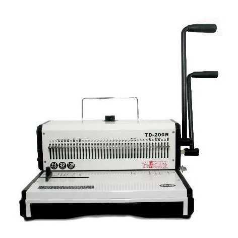 

BEBAS ONGKIR - Mesin Jilid Spiral Ring Kawat Lubang Bulat Topas TD 200R Folio