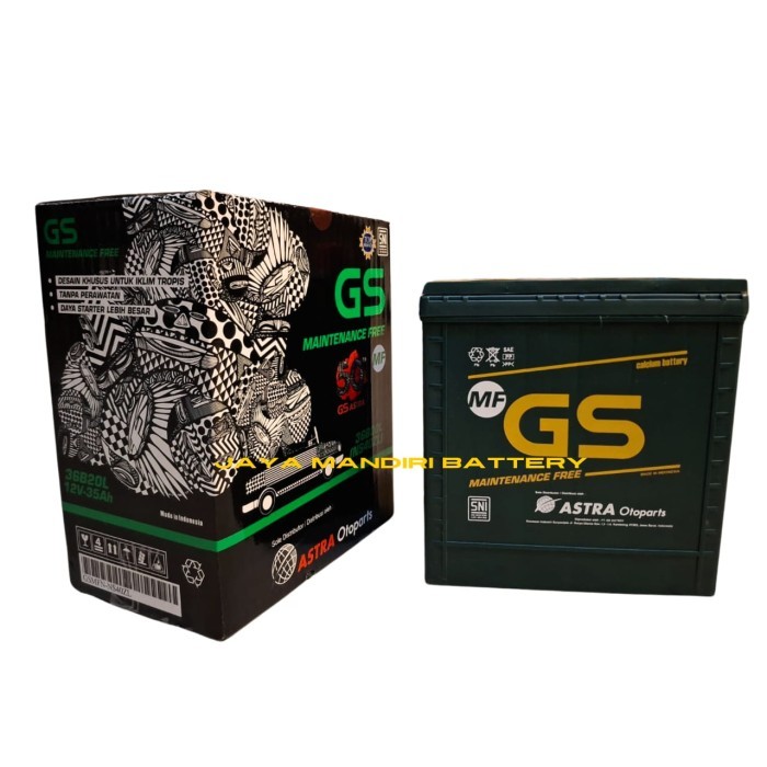 Aki Mobil Gs Astra Ns40Zl Aki Kering Untuk Jazz, Brio, Agya, Ayla