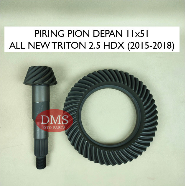 Final Gear Crown All New Triton Hdx Gear Set Depan All New Triton Hdx