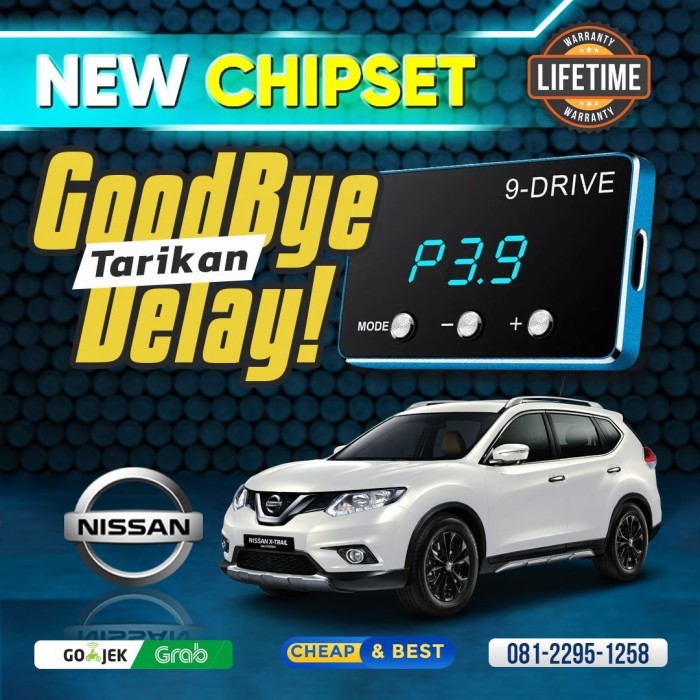 Remap Nissan Xtrail Piggyback 9Drive Race Chip Throttle Controller