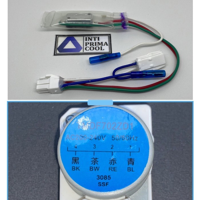 SET TIMER FUSE BIMETAL DEFROST POLYTRON BELLEZA KULKAS 2 PINTU