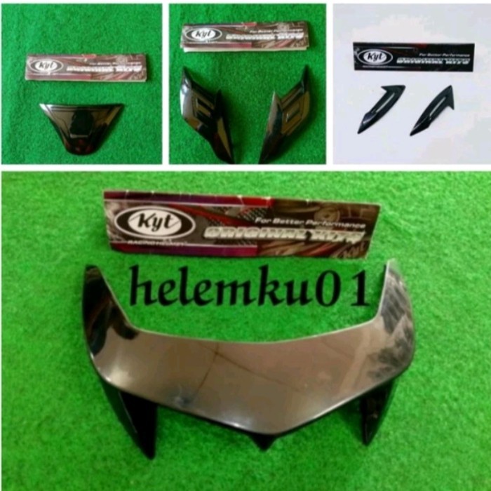 SPOILER DAN VENTILASI HELM KYT R10 ORIGINAL
