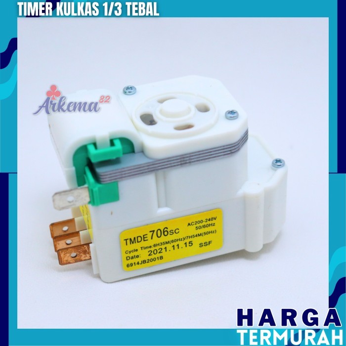 TIMER KULKAS 706 TIMER KULKAS 1/3 TEBAL DEFROST TIMER KULKAS 1/3