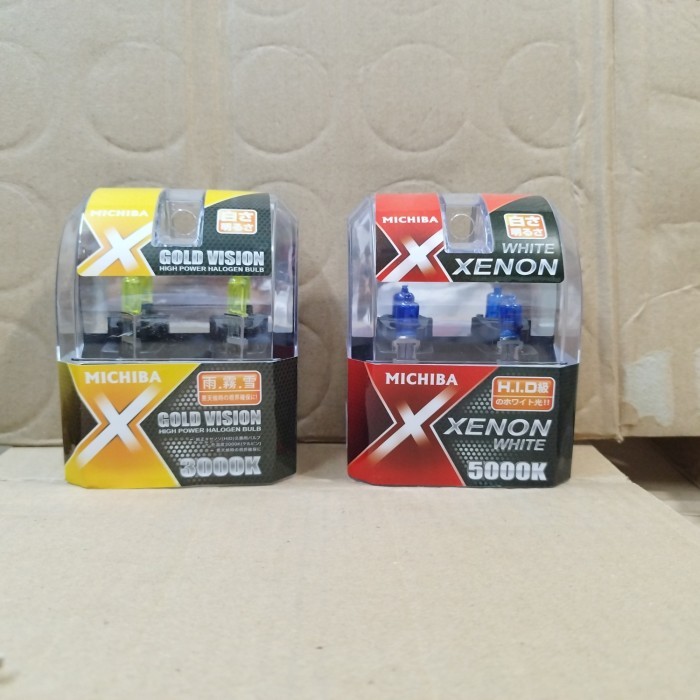 BOHLAM HALOGEN H1 H3 XENON KUNING GOLDVISION MICHIBA
