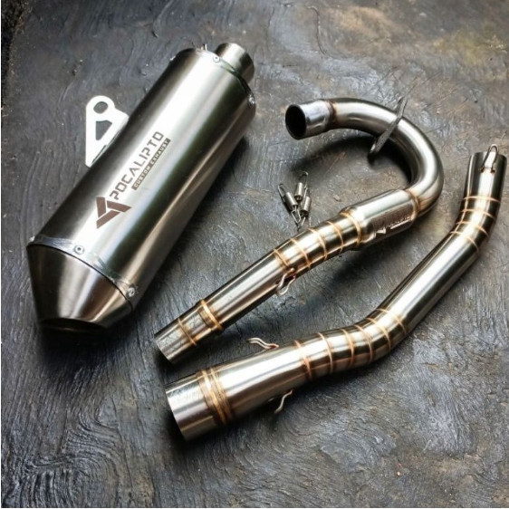 Knalpot Racing Tiger Trail / Megapro / Gl Rangka Klx Mesin Bore Up